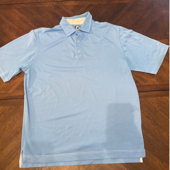 FootJoy FJ Relax Athletic Fit Golf Polo Shirt Mens XL Blue |P1 - Picture 1 of 5